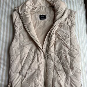 Bershka Cream Puffer Vest